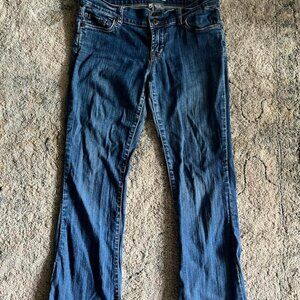 vintage low rise flare jeans